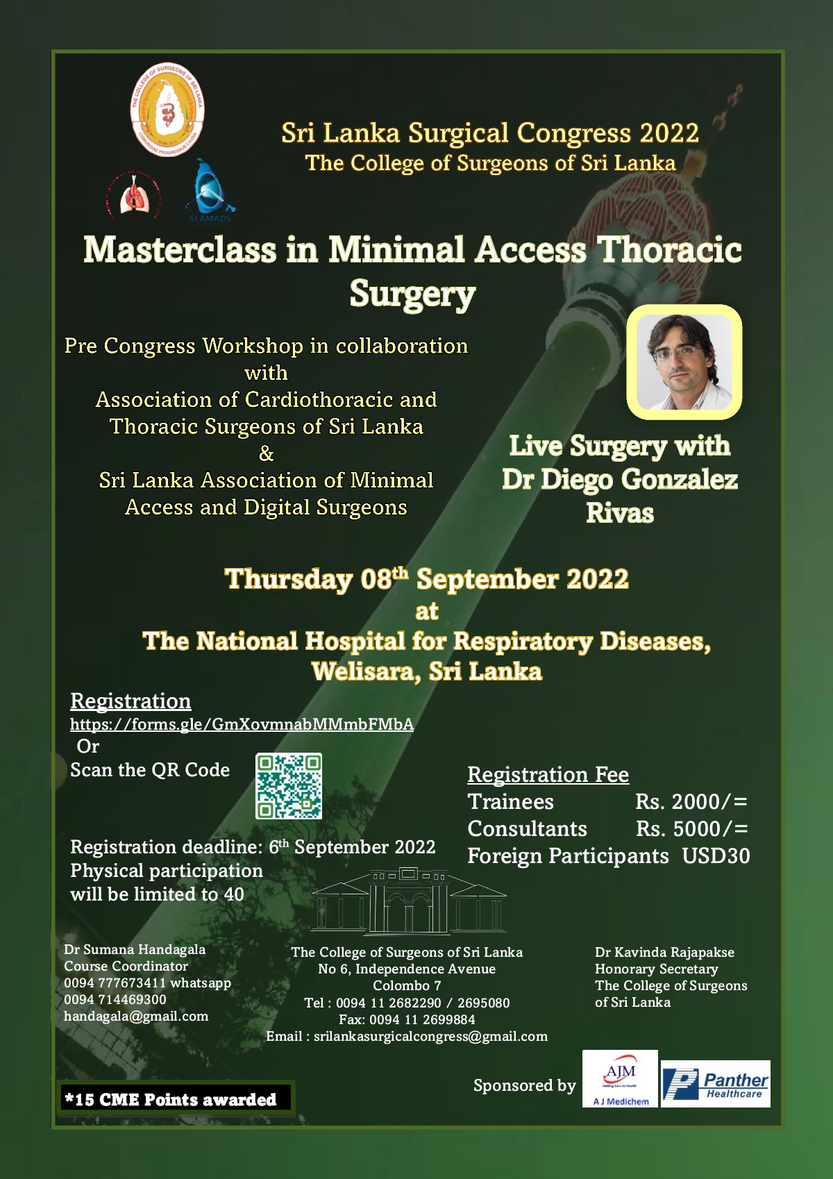 Masterclass in Minimal access Thoracic surgery 2022